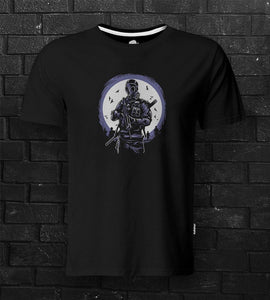 DTG #GasMaskSoldier Black Tee - theDaDaist