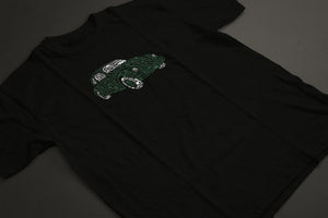 DTG #GreenBeetle Black Tee - theDaDaist