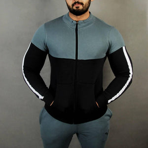 FITBULL BLACK AND TEAL JACKET - theDaDaist