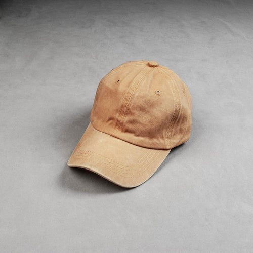Denim Mustard Washed Denim Cotton Cap - theDaDaist