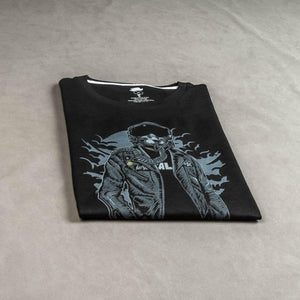 DTG #SkyFighter Black Tee - theDaDaist