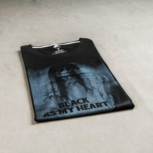 DTG #BlackAsMyHeart Black Tee - theDaDaist