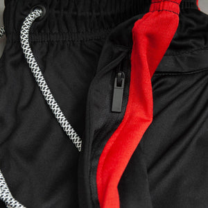 Speedy Red Twin Panel Dry Fit Shorts - theDaDaist