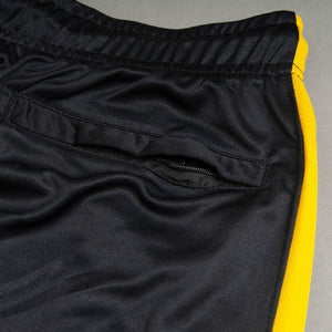 Speedy Yellow Black Dry Fit Shorts - theDaDaist