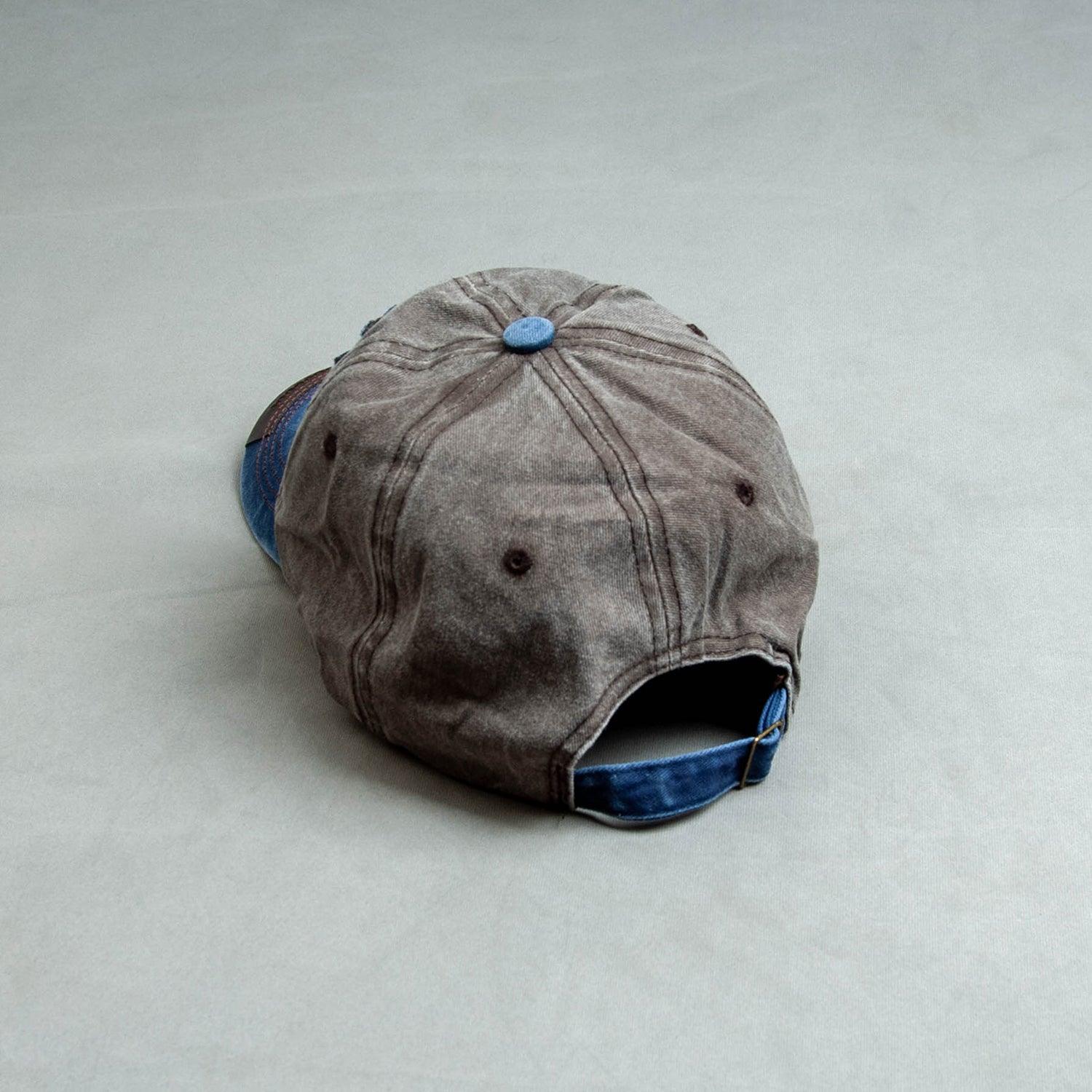 OTB #RustyBlue Washed Denim Cotton Cap - theDaDaist