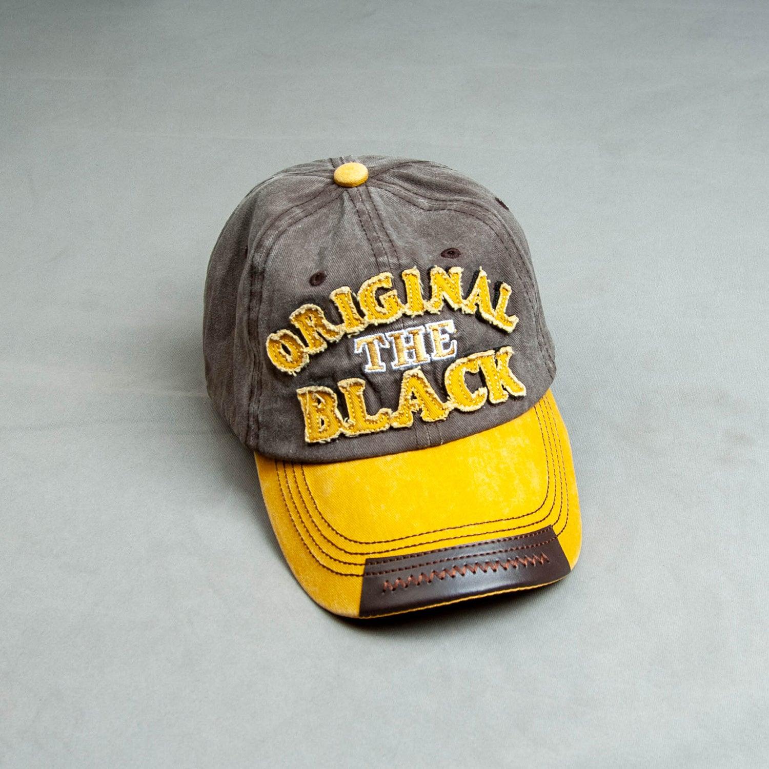 OTB #RustyYellow Washed Denim Cotton Cap - theDaDaist