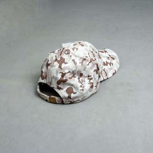 Camo White Suede Cap - theDaDaist