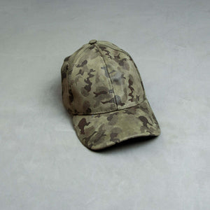 Camo Green Suede Cap - theDaDaist