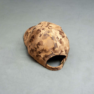 Camo Camel Suede Cap - theDaDaist