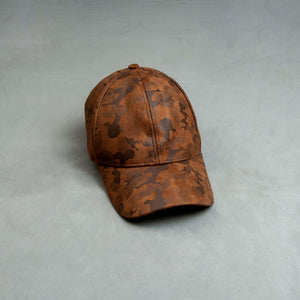 Camo Brown Suede Cap - theDaDaist