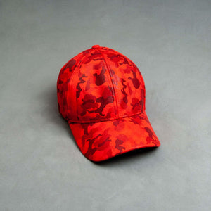 Camo Red Suede Cap - theDaDaist