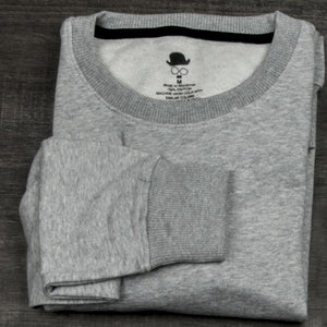 DaDa Basic Heather Grey Sweatshirt - theDaDaist