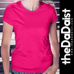 SheFit Basic WOW Pink Tee - theDaDaist