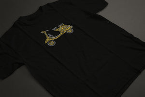 DTG #Scooter Black Tee - theDaDaist