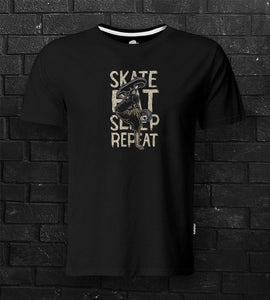 DTG #Skate Black Tee - theDaDaist