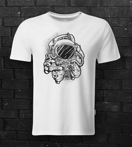 DaDa SpaceMan White Tee - theDaDaist