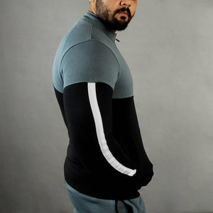 FITBULL BLACK AND TEAL JACKET - theDaDaist